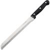 Nirosta Coltello per il Pane con Lama Seghettata Lunga 19,5 cm in Acciaio Inox, Coltello da Cucina a Triplo Rivetto con Impugnatura Ergonomica per Tagliare Pane, Focacce, Pizza e Lievitati