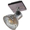 Eglo Barnstaple Faretto vintage da parete a 1 luce dal design