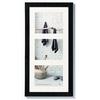 walther design Nero 3X 15x20 cm Galleria con passe-partout, Cornice casa in Legno HO352B