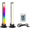 Eglo set di 2 luci LED per gaming, lampada da tavolo con effetti
