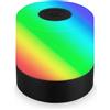 Briloner - Mini lampada da tavolo a LED senza fili, lampada da comodino touch, lampada da scrivania, lampada da tavolo per esterni e interni, USB-C, lampada da campeggio, 7x7 cm, nero