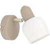 Eglo Lampada da parete per interni Corato, con faretto mobile, in metallo