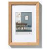 walther design Rovere Chiaro 50 x 70 cm con passe-partout, Cornice in Legno Fiorito EF070E