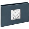 walther design Mini Album, Carta Testurizzata, Blu, 12 Fotos 10x15 cm