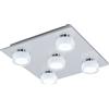 Eglo LED lampada da soffitto Romendo 1, plafoniera 5 luci dimmerabile
