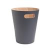 Umbra Woodrow Cestino della spazzatura, capacità 7,5 L, Faggio Europeo, Naturale/antracite
