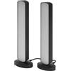OSRAM SMART+ - Lampada a stelo a LED WiFi, piccola, nera, 2 x 2,5 W, 2 x 480 lm, luce bianca e colorata, dimmerabile, funzione ritmo musicale e fai da te, lunga durata, controllabile tramite app, 2700