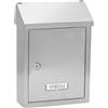 ARREGUI Smart E5727 Cassetta Postale Individuale in Acciaio Inossidabile, Raccogliposta Con 2 Feritoie, Da Esterno, Dimensione S (DIN A5), Facile Da Montare, Inox