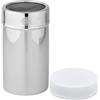 Fackelmann Dispenser SpargiZucchero e Cacao Maxi con Maglia a Rete In acciaio Inox con Coperchio Sicurezza Salva aromi in plastica Lavabile in lavastoviglie Dim Ø7,4x13,2 cm