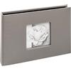 walther design MA-349-X - Album Fotografico, 12 Foto, 10 x 15 cm, con punzonatura di Copertina, Colore: Grigio