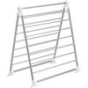 Wenko 3772020100 Stendibiancheria per Vasca da Bagno, Pieghevole, Argento Opaco, 2,5 x 150 x 65 cm/11 m