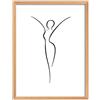 walther design Silhouette NW050P - Cornice portafoto in legno di faggio, 40 x 50 cm