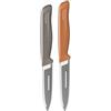 zyliss 2 Piece Knife Set, Sharp Stainless Steel, Non Slip Soft Grip Handles, 2 x Professional Kitchen Knives with Protection Covers, Dishwasher Safe