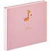 Walther Design Album Fotografico Rosa Battesimo con goffratura Baby Animal MT-148-R