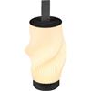 Briloner - Lampada da tavolo senza fili LED IP44 con controllo touch, dimmerabile, luce bianco caldo, batteria sostituibile, lampada da scrivania senza fili, comodino, 14 x 28 cm, nero