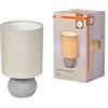 OSRAM Decor Impact Lampada da tavolo E27 beige e grigio