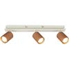 Briloner - Plafoniera orientabile, attacco GU10, max 9 W, faretti soffitto, lampada soffitto, plafoneria, plafoniere, camera da letto, faretto, faretti cucina, 45 cm, Grigio caldo coffee