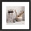 walther design Nero 50 x 50 cm Home Cornice in Legno HO550B