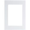 walther design passe-partouts Bianco Neve per Dimensioni Cornice: 24 x 30 cm, Dimensioni dell'immagine: 15 x 20 cm passe-partouts PA430W