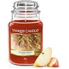 Yankee Candle Scented Candle | Candela in giara grande della Ghirlanda Autunnale | Candele a lunga combustione: fino a 150 ore | Regali perfetti per le donne