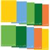 Pigna, Maxi MONOCROMO GREEN, pag. 80 + risguardo, carta riciclata, 8 soggetti, interno 5M, quadretto 5 mm., 10 pezzi