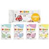 PRIMO - Pasta da Modellare Simil Argilla Dermatologicamente Testata 1x500g Bianco + 4x250g Pastel, Pasta Modellabile a Mani Inumidite, Giochi Bambini 3 Anni Asciuga all'Aria no Cottura, Inodore Vegana