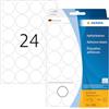 Herma Multi-purpose labels ø 25mm white 768 pcs.
