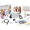 Lexibook StarCAM Print, Confezione di fotocamera con stampante istantanea, funzione foto e video, scheda SD da 32 GB e kit di personalizzazione foto inclusi, DJ150LXB