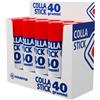 OSAMA - Colla Stick Extra Forte, Box da 10 Pezzi, 40 gr - Set Colle Stick Ideale per Cancelleria Scuola, Ufficio e Università - Scorrevole, Resistente e Adatta ai Bambini, Formula Classica