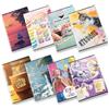 Pigna,Confezione 10 pezzi Maxi Quaderno Assortimento Ragazza, f.to A4, pagine 80 + risguardo, carta 80 g/m², interno 4M, quadretto 4mm