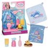 BABY born Set bagnetto Click & Play per bambole 36 e 43 cm | Paperella, spazzolino e accessori, funzione Click & Play, adatto a bambole da 36 e 43 cm