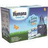 HUMANA ITALIA S.P.A. Teneri Pensieri Borsa Neonato Kit Igiene Idea Regalo con Borsa e Prodotti per Igiene