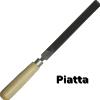 Stella Bianca Lima per chiavi piatta manico in legno
