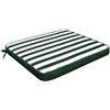 Cuscino Real Seduta 39x39x4 cm in Poliestere Verde