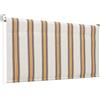 Tenda da Sole a Caduta 250x150 cm Tessuto in Poliestere Riga Beige
