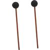 ibasenice 2pezzi Mallet Per Gong Con Manico Lungo Strumento Di Meditazione Per Yoga Produce Suoni Di Balena Accessorio Per Gong Di Qualità