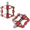 Niceday Pedali MTB in alluminio CNC, 301 g, 3 cuscinetti, filettatura 9/16