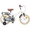 Bendmaxx Bicicletta per bambini da 2 a 4 anni, con manubrio e sella regolabili, telaio in acciaio, parafango, campanello, freno, bicicletta leggera per il tempo libero, il parco, la foresta e la vita