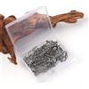Drawup 40 ganci a molla per carpa, gabbia spinata 5#-16# (9# gancio a molla scatola da 40 pezzi)