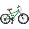 Augerlite Bicicletta per bambini da 20 pollici, colore verde, con cambio a 6 marce, manubrio e sedile regolabili, per bambini da 6 a 11 anni, con telaio in acciaio e freni affidabili, ideale per