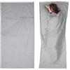 Doukesh Sacco Lenzuolo da Viaggio 75×210CM,Sacco a Pelo da Viaggio Ultraleggero e Compatto,Lenzuola a Sacco da Viaggio,Lenzuola Sacco a Pelo con Scomparto Cuscino,Sacco a Letto per Viaggio Hotel Treno
