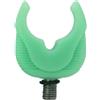 Drawup Teste luminose per canna da pesca, confezione da 2 pezzi, poggia testa in morbido silicone per pod night carpa grossa match 5,5 x 2,5 cm (verde erba AC160)