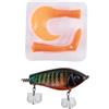 Drawup Esca da pesca dura 10 cm corpo ABS coda sostituibile (5# 100 mm 72g/76,5 g)