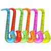 The Glowhouse Strumenti musicali gonfiabili gonfiabili per chitarra, sassofono, microfono per feste, bomboniere, palloncini, colori casuali (4 sassofoni)