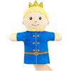 Teksome Marionetta a Mano Peluche per Bambini,Marionetta per Raccontare Fiabe | Bambola Interattiva Educativa Per Famiglie E Asilo