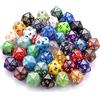 SIQUK 42 Pezzi Poliedrici 20 Facce Dadi D&D Colorati Con Borse Velluto per DND RPG MTG