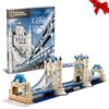 CubicFun Puzzle 3D Tower Bridge Londra, con National Geographic Libretto Fotografico, 120 Pezzi