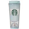 Starbucks Coffee Bicchiere Gelato Pique Bear Snow Globe Border 355 ml tazza verde menta