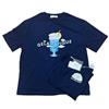 Gelato Pique Set top e pantaloncini a maniche corte Gelato Pique Navy Cream Soda Graphic M