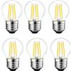 Y.W.Licht Lampadina LED E27, dimmerabile, 2700 K, luce bianca calda, G45, E27, 6 W, E27, vintage, da golf, P45, G45, design per lampadari, lampade a sospensione, lampada da tavolo e lampade decorative